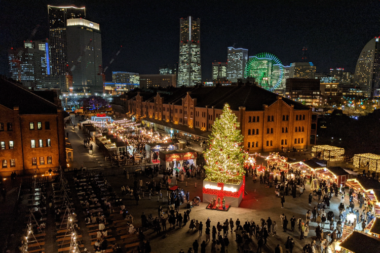 「Christmas Market in 요코하마 붉은 벽돌 창고」본고장 독일을 맛볼 때