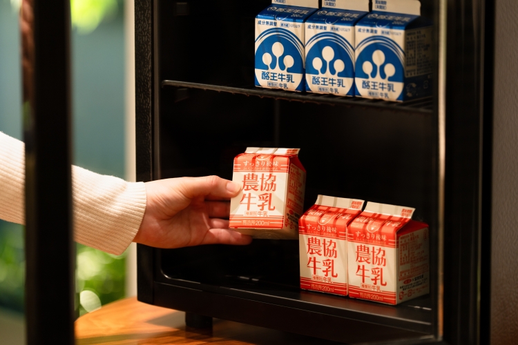 전국의 호텔에서 「현지 우유」를 준비