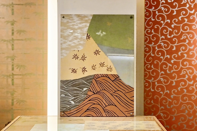 니시무라 씨의 할아버지가 남긴 '교토 카라미'의 패널